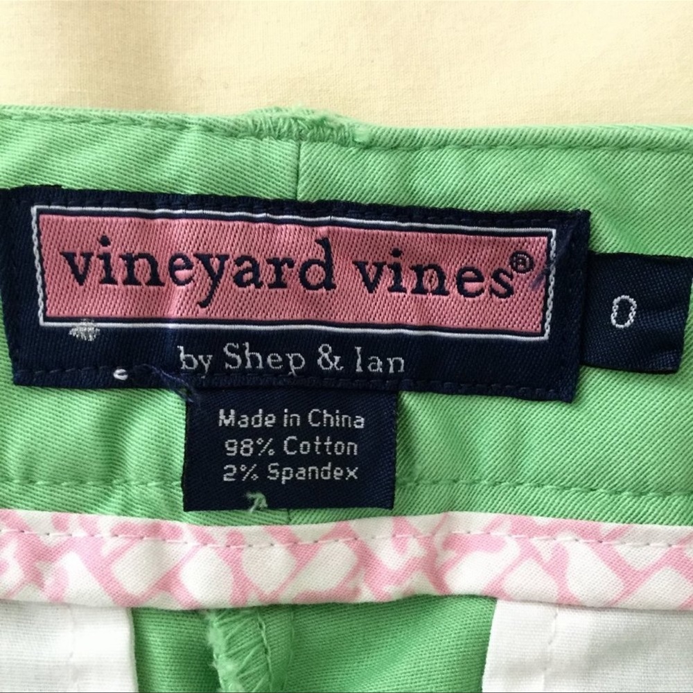 Vineyard Vines Dayboat Capri Pants Wasabi Green - Picture 3 of 6